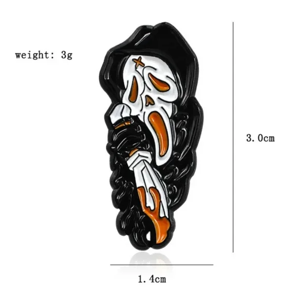 🔪 Stabby Ghostface Pin - Picture 2 of 2